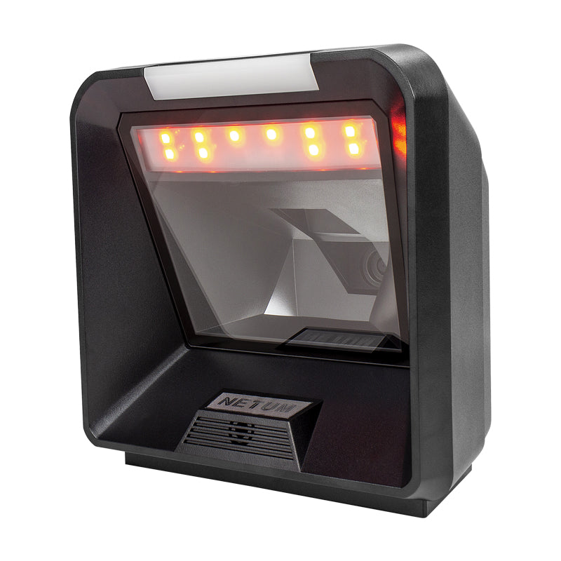 NS2085L 2D Desktop Barcode Scanner, Omnidirectional Hands-Free Wired U