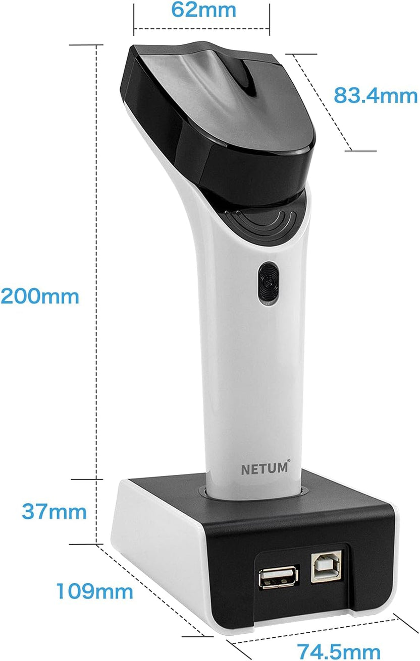 Wireless Rfid Reader DS8100 Wireless Hybrid RFID Imager, NFC HF RFID Tags Reader and 1D/2D