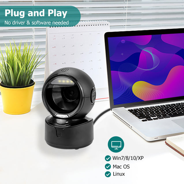 NetumScan Omnidirectional Desktop Barcode Scanner - NSA5